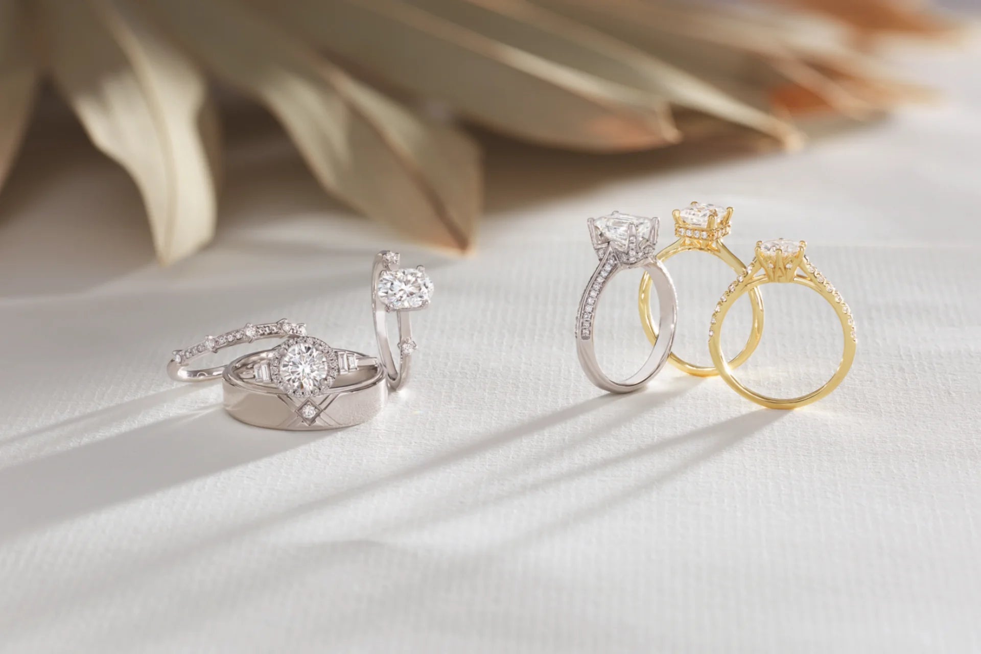 Hidden Halo Engagement Ring