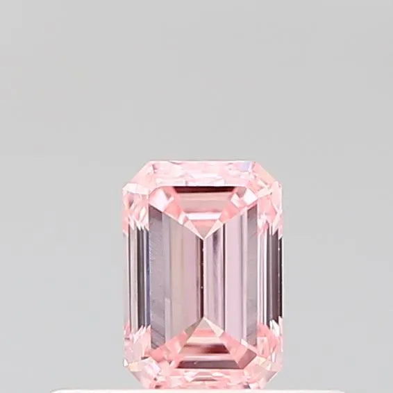 0.31ct Emerald Lab Grown Diamond (Colour Fancy Intense Pink, Clarity VVS2, IGI Certified)