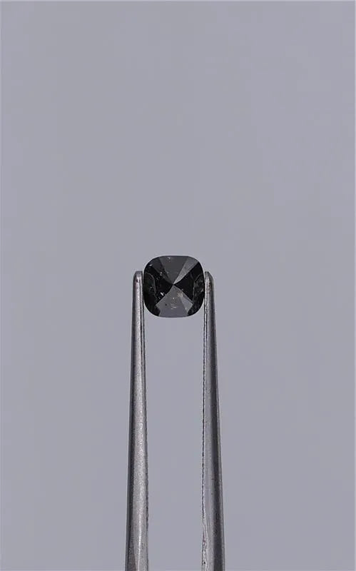 0.46ct Cushion brilliant Natural Diamond (Colour Fancy Black, Clarity VVS2, Cut EX, GIA Certified)
