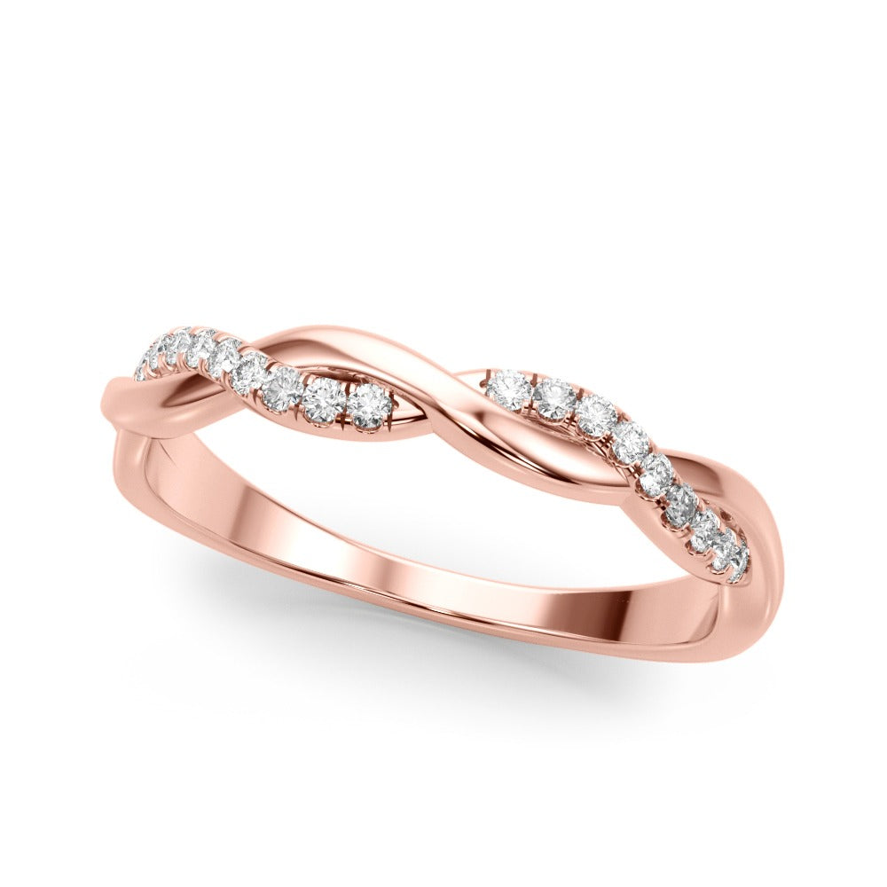 rose gold eternity ring