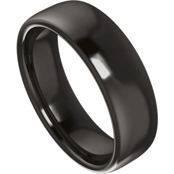 mens wedding band zirconium