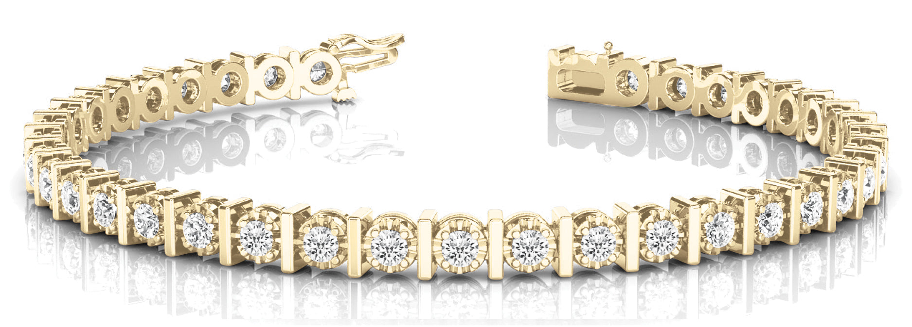 Bar Set Tennis Bracelet | Classic and Modern