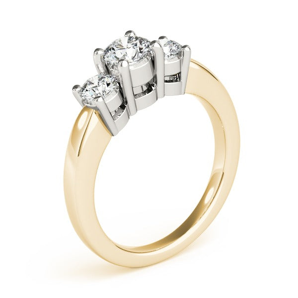 Classic Style Three Stone Ring