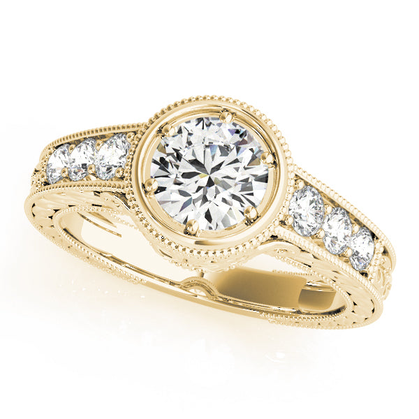Bezel Set Engagement Ring | Stunning Diamond Solitaire