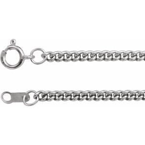 silver curb chain
